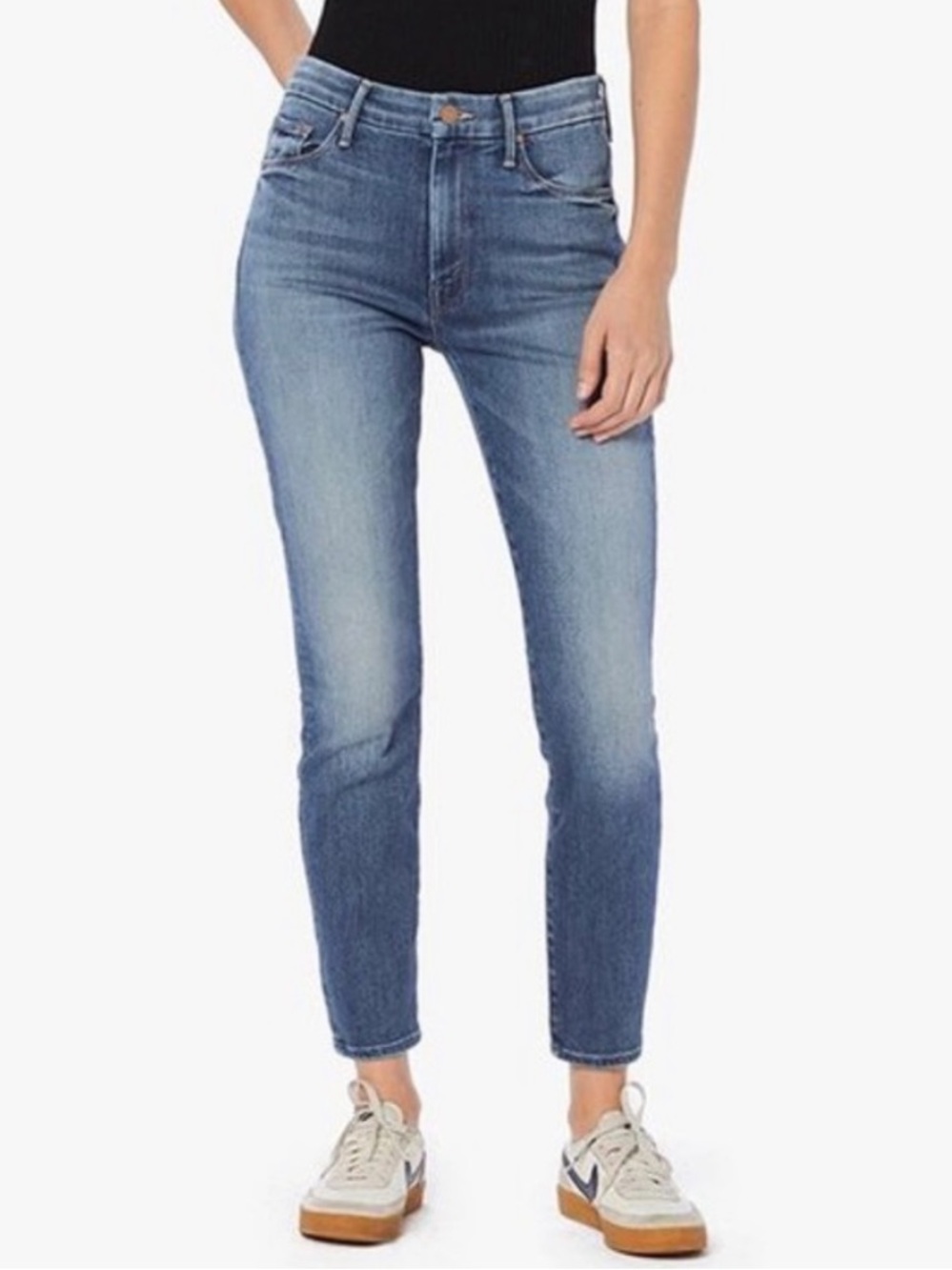 Mother High Waisted Looker Ankle Jeans Size 31
